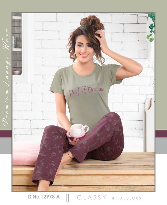 Night Wear Hosiery Cotton Wholesale Night Suits